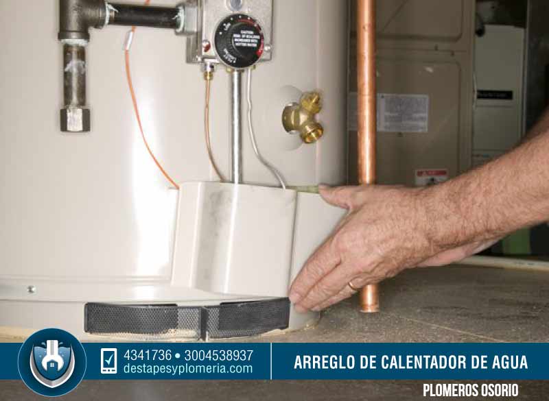 arreglo de calentador